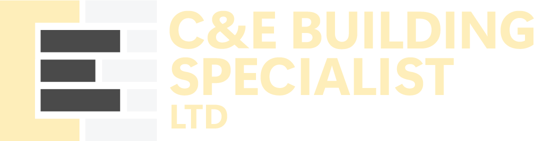 The logo of Ruislip and London building specialists C&E Building Specialist Ltd